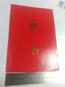 中国物理协会聘书