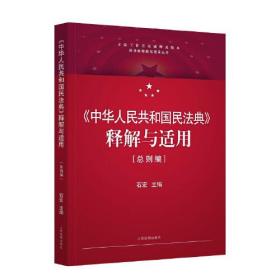 《中华人民共和国民法典》释解与适用·总则编