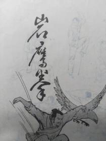 岩鹰拳  南方特色拳法  是80年代的版本原版资料 放了约30多年之久  绝版