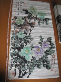 国色 总领群芳（周仁辉 王平善  合作国画）