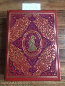【现货在美国家中、包国际运费和关税】Tales from The Arabian Nights，《一千零一夜》，Sir. Richard F. Burton（英译），富兰克林图书馆出版的世界永恒经典100本名著系列丛书之一， 1977年限量版 A Limited Edition（请见实物拍摄照片第6张版权页），精装，厚册（769页），豪华全真皮封面，三面刷金，珍贵外国文学参考资料 ！