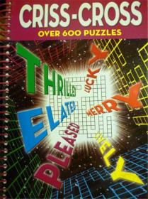 英文原版         Criss-Cross: Over 600 Puzzles           纵横填字游戏