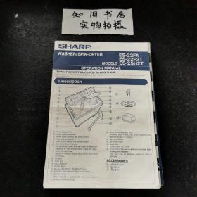 夏普洗衣机说明书 SHARP ES—22FA