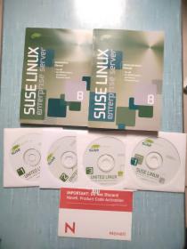 SUSE LINUX Enterprise Server 8 附光盘4张