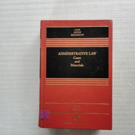 administrative law cases and materials（行政法案例和材料）（馆藏有画线）