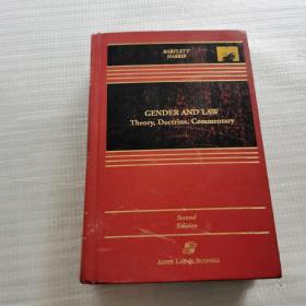 GENDER AND LAW Theory Doctrine Commentary性别与法律:理论、学说、评论（个案记录簿）（有画线）