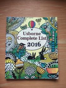 Usborne Complete List 2016（英文原版，2016年英国奥斯本儿童出版公司出版目录）