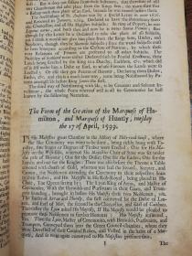 1680年  Observations Upon the Laws and Customs of Nations As To Precedency 和 The Science  of Herauldry  2本合一  含29副插图  28 cm x 18.5 cm