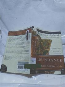 实物拍照；Abundance A Novel of Marie Antoinette