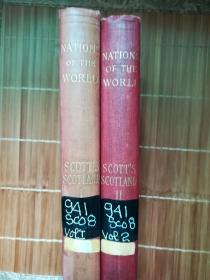 【私藏图书】History of Scotland Volume I、II （by Sir Walter Scott，Bart）苏格兰史（卷一、卷二合售）瓦尔特·司各特爵士代表作之一（原版，硬精装）