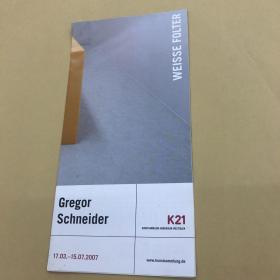 GREGOR SCHNEIDER 展览海报页