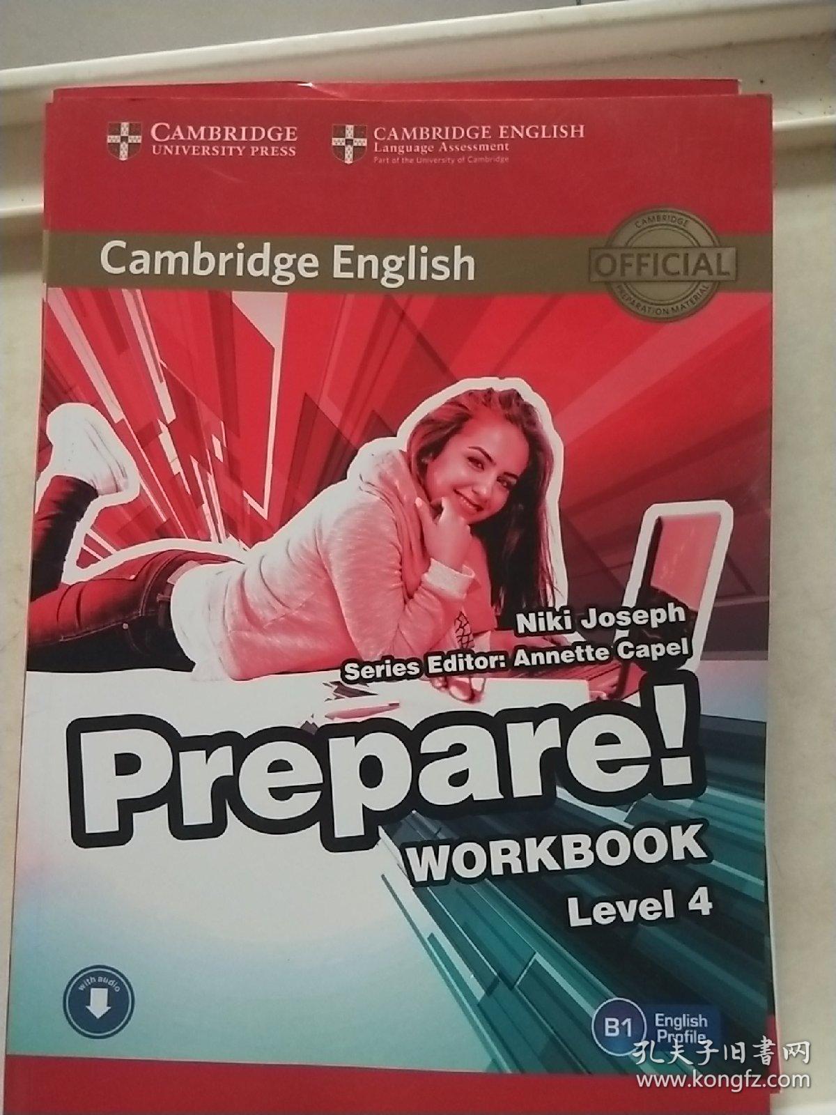 Prepare! Level 4 【WORKBOOK】【STUDENT＇S BOOK】【TEACHER＇S BOOK】3本合售 有一册有光盘