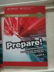 Prepare! Level 4 【WORKBOOK】【STUDENT＇S BOOK】【TEACHER＇S BOOK】3本合售 有一册有光盘