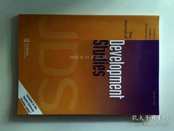 The Journal of Development Studies VOL 53 NO.12 12/2017 发展研究学术期刊