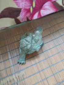 明宣德年制精铜金蟾