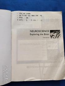 神经科学：探索脑（第3版）（影印版）有少许笔记如图所示