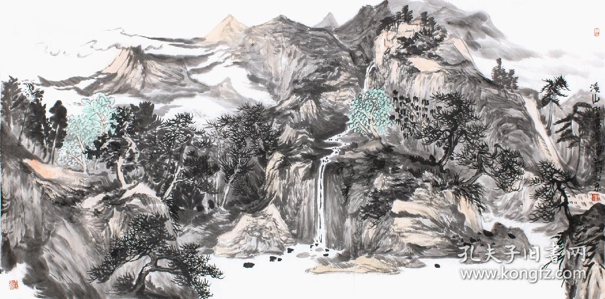 王汉东136*68【作品保真，取自画家本人】
              祖籍山东寿光，现居北京，毕业于山东艺术学院美术系国画专业，获学士学位；原《中国美术》副主编，现为首都师范大学美术学院现代水墨研究所研究员，中国美术家协会会员，国家一级美术师，中国美术研究院常务副院长