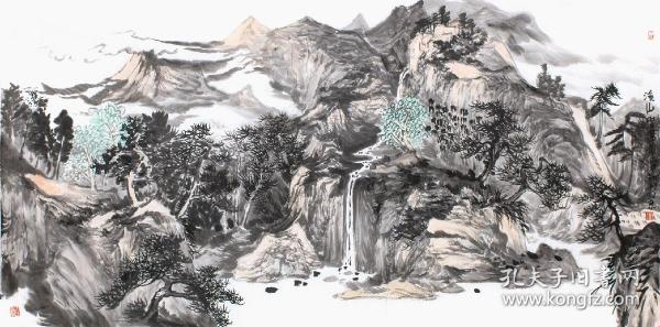 王汉东136*68【作品保真，取自画家本人】
              祖籍山东寿光，现居北京，毕业于山东艺术学院美术系国画专业，获学士学位；原《中国美术》副主编，现为首都师范大学美术学院现代水墨研究所研究员，中国美术家协会会员，国家一级美术师，中国美术研究院常务副院长