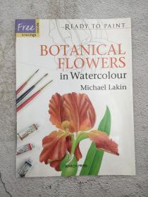 Botanical Flowers in Watercolour (Ready to Paint)