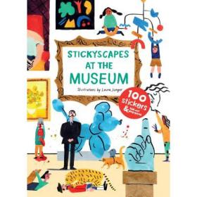 预约书籍 Stickyscapes at the Museum 博物馆的门柱 英文原版  适用年级 : 1 - 4  阅读水平 : 6 - 9 岁