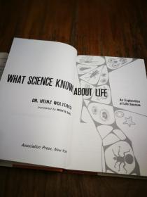 WHAT SCIENCE KNOWS ABOUT LIFE (FROM PRIMEVAL SLIME TO MAN TOMORROW)【布面精装】