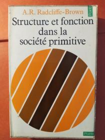 Structure et function dans la société primitive