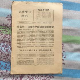 大会专刊增刊（五）