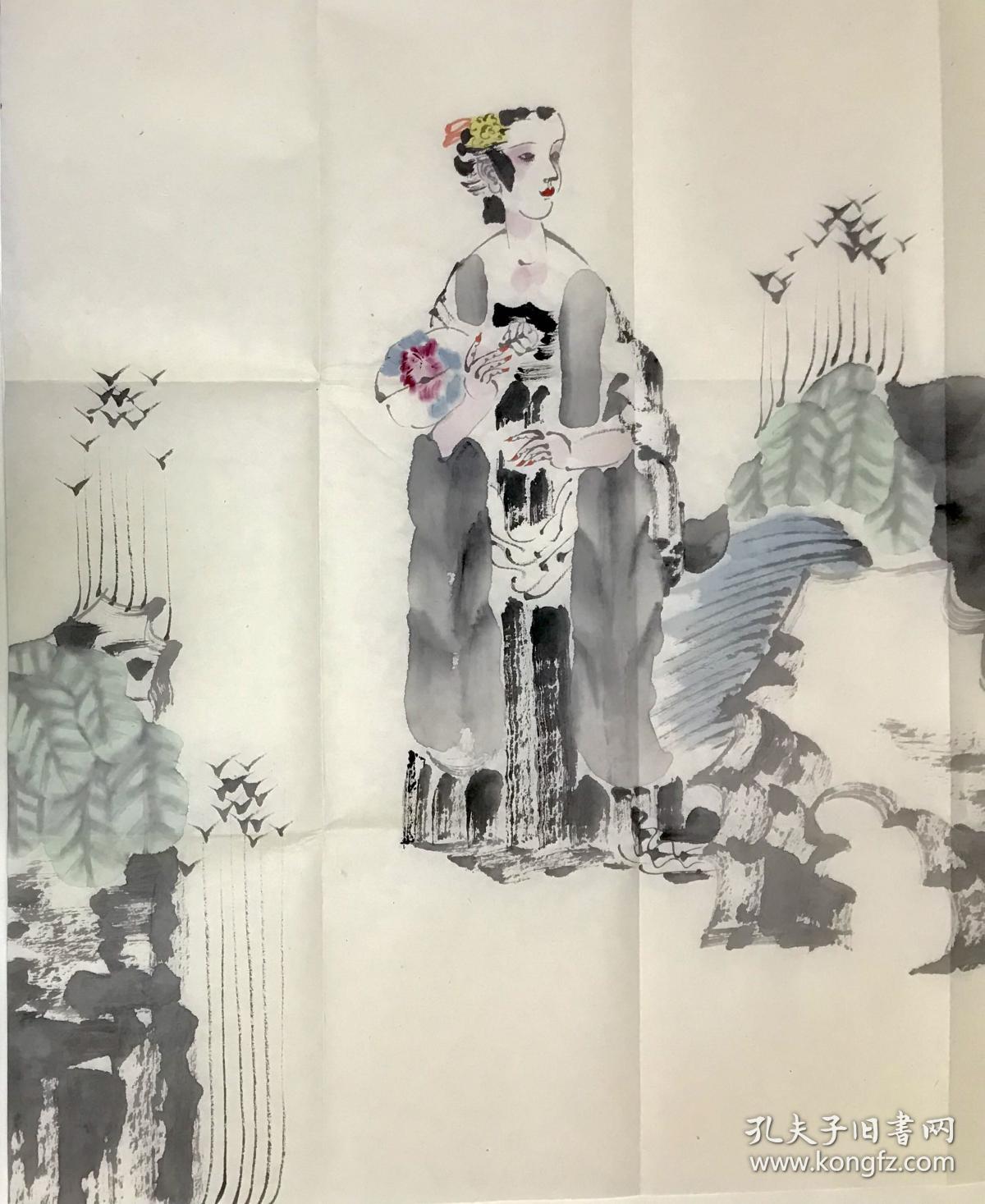 刘永杰   68*68   纸本画心   现为中国美协会员，西安美院国画系教授，博士生导师，中国壁画学会会员，陕西国画院艺委会委员。