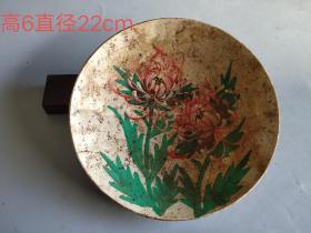 宋代定窑彩绘瓷碗