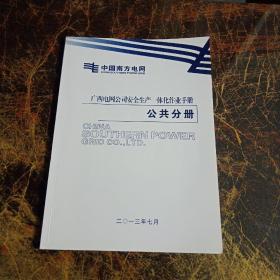 中国南方电网   广西电网公司安全生产一体化作业手册 公共手册