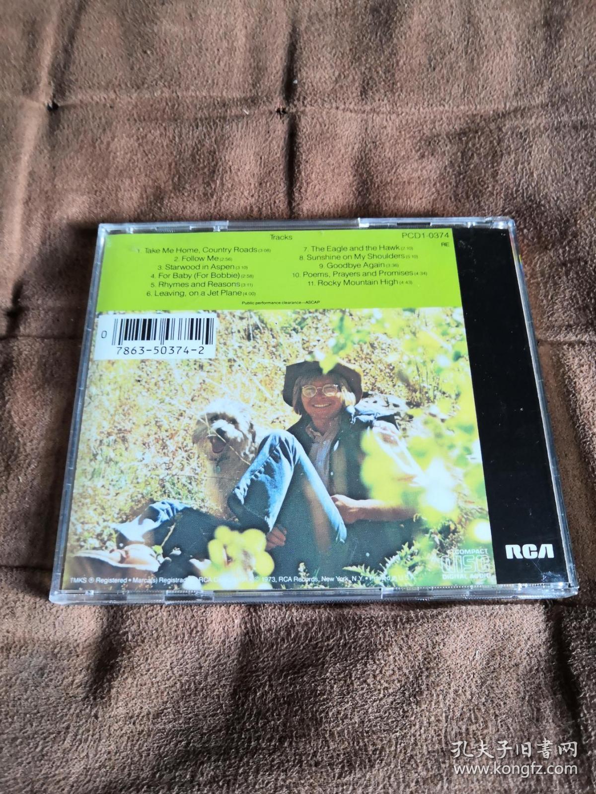 新星堂 RCA 约翰丹佛 - 精选 JOHN DENVER / GREATEST HITS 美JVC长城标首版