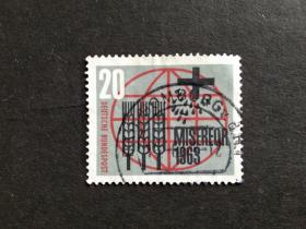 德国邮票（宗教）：1963 Catholic Church Congress 天主教大会 1套1枚