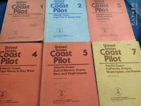 United   states  Coast  Pilot  1.2.3.4.5.7
缺6册     共6册合售