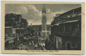 民国时期印度钟楼老明信片