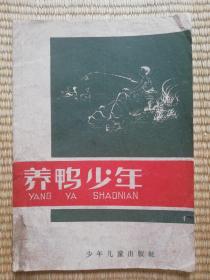 《养鸭少年》汪观清绘画插图1959年出版