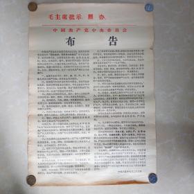 中国共产党中央委员会布告一九六九年七月二十三日2