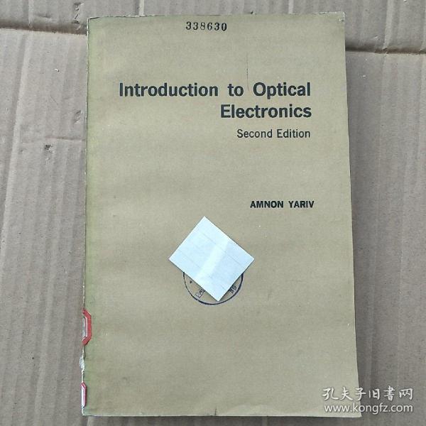 introduction to optical electronics second edition（P3550）