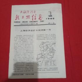 上海经济区轻工业信息1985年第一期(总第1期)