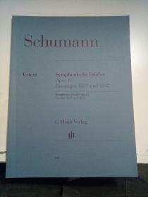 外国原版乐谱 Schumann：Opus13 舒曼作品