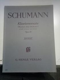 外国原版乐谱 SCHUMANN：Opus14 舒曼作品