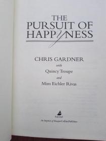 THE PURSUIT OF HAPPYNESS 当幸福来敲门，英文原版，精装带書衣，全新