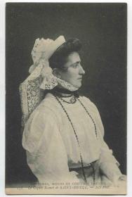 法国 1913年 实寄明信片 青年妇女 服饰 头饰CARD-K06 DD