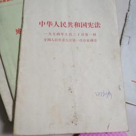 中华人民共和国宪法1954年