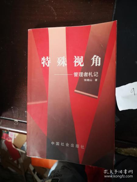 特殊视角——管理者札记