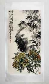 许麟庐。 花鸟。