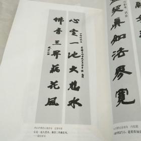名家名胜书法精选：楹联中册