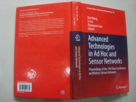 advanced technologies in ad hoc and sensor networks   英文版　网络和传感器网络的先进技术,中文仅供参考