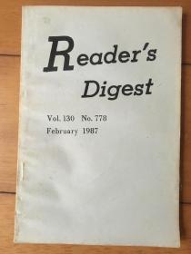 Reader’s Digest 1987年2月 February