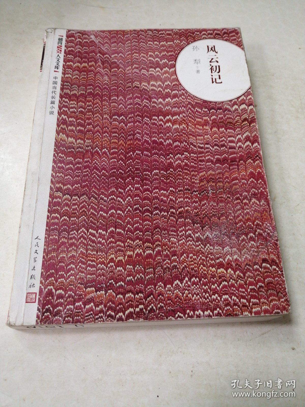 朝内166人文文库·中国当代长篇小说：风云初记