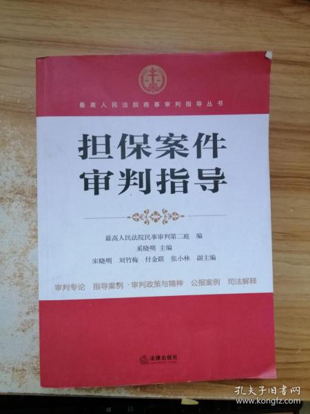 最高人民法院商事审判指导丛书：担保案件审判指导